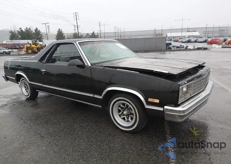 1987 Chevrolet El Camino z USA, uszkodzony, nr VIN 3GCCW80H2HS900502